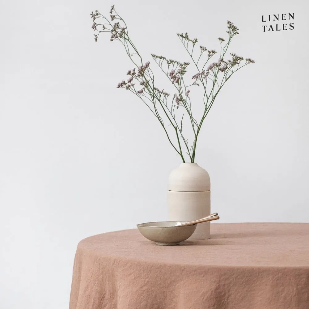 Lniany obrus ø 180 cm – Linen Tales