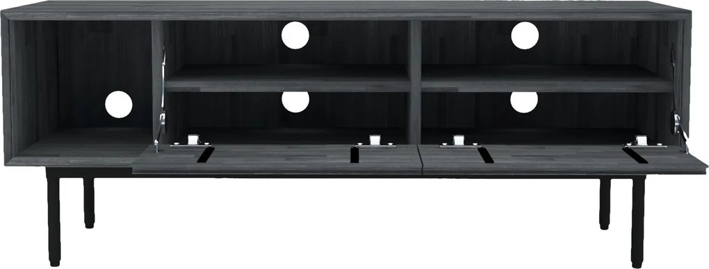 Dwudrzwiowa szafka RTV z wnęką Capella L01 130 cm