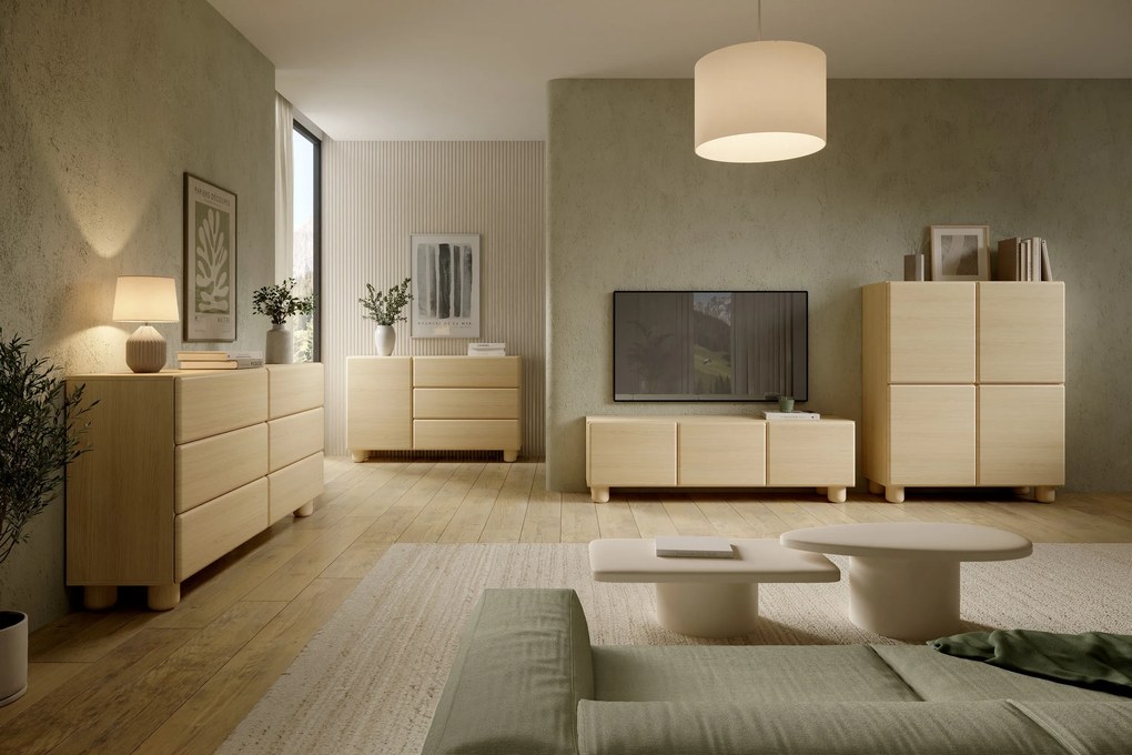 Komoda PALLA 100 cm do Salonu Sypialni Dąb