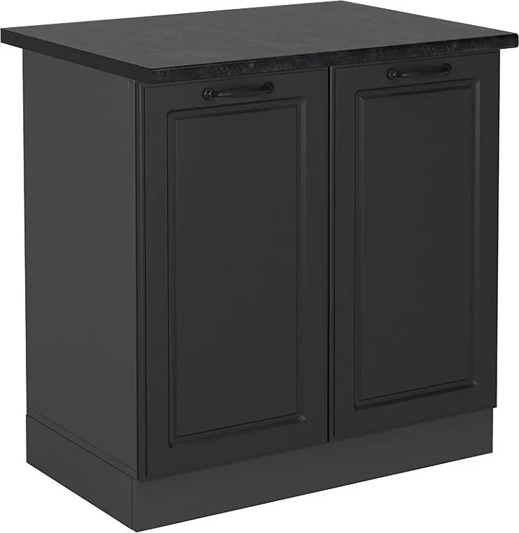 Szafka pod zlew antracytowy domek wiejski 80x60x81.6 r-line