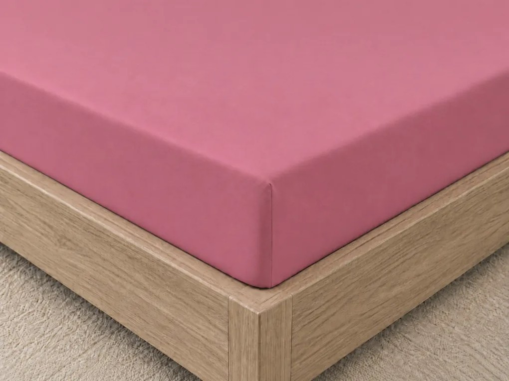 PrzytulneMieszkanie.pl Prześcieradło z mikrofibry MICROVELLE staroróżowe 90x200 cm