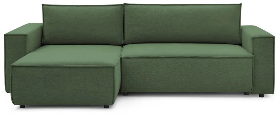 Zielony rozkładany narożnik (strona zmienna) Nihad – Bobochic Paris
