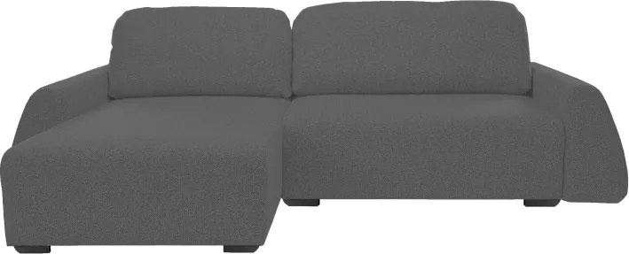 Narożnik ALMI Lewostronny z funkcją spania, wolnostojący tkanina EXCITE ME 06 Szary
