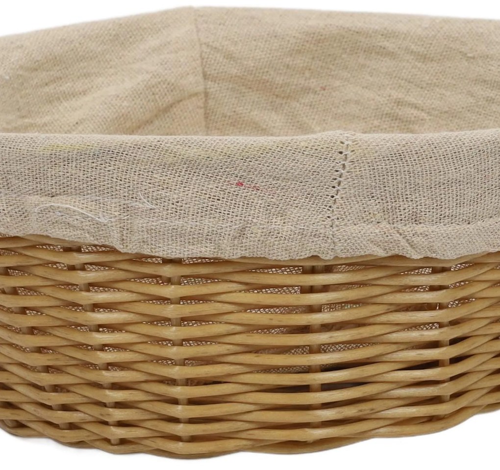Koszyk na pieczywo z materiałową wyściółką, Ø 25 cm, Kesper