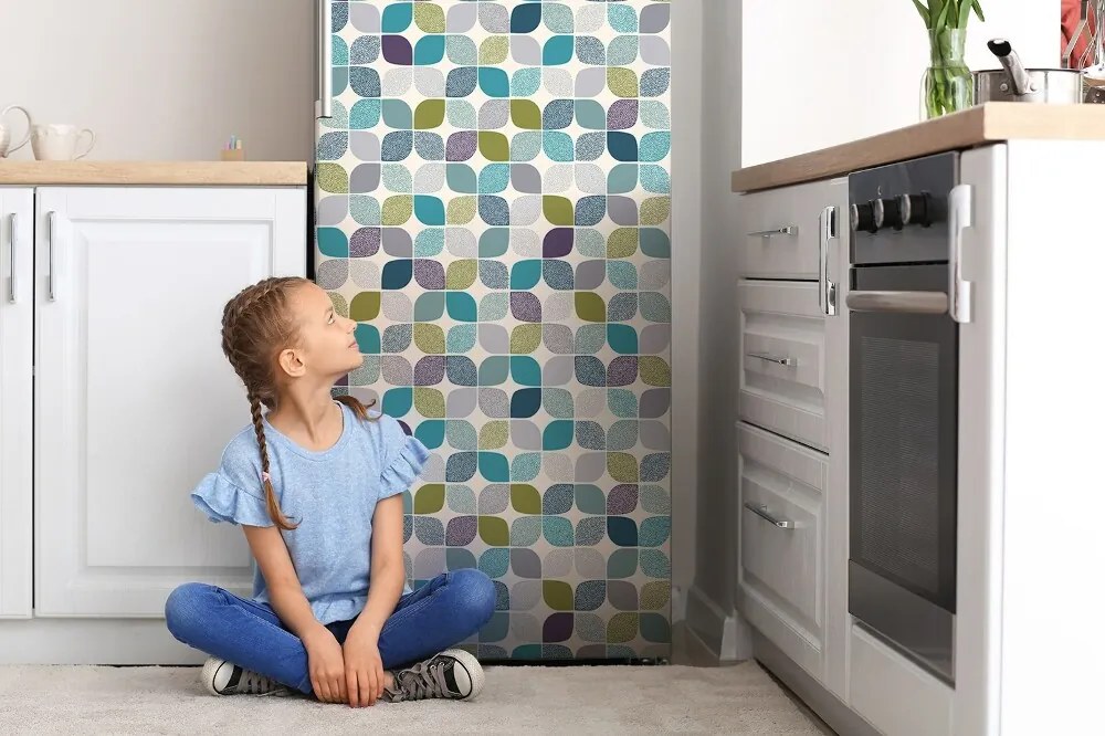 Mata magnetyczna na lodówkę Wzór geometryczny