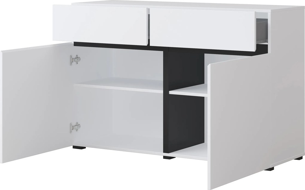 Komoda INCROCIO 119 cm do Salonu Sypialni Biały