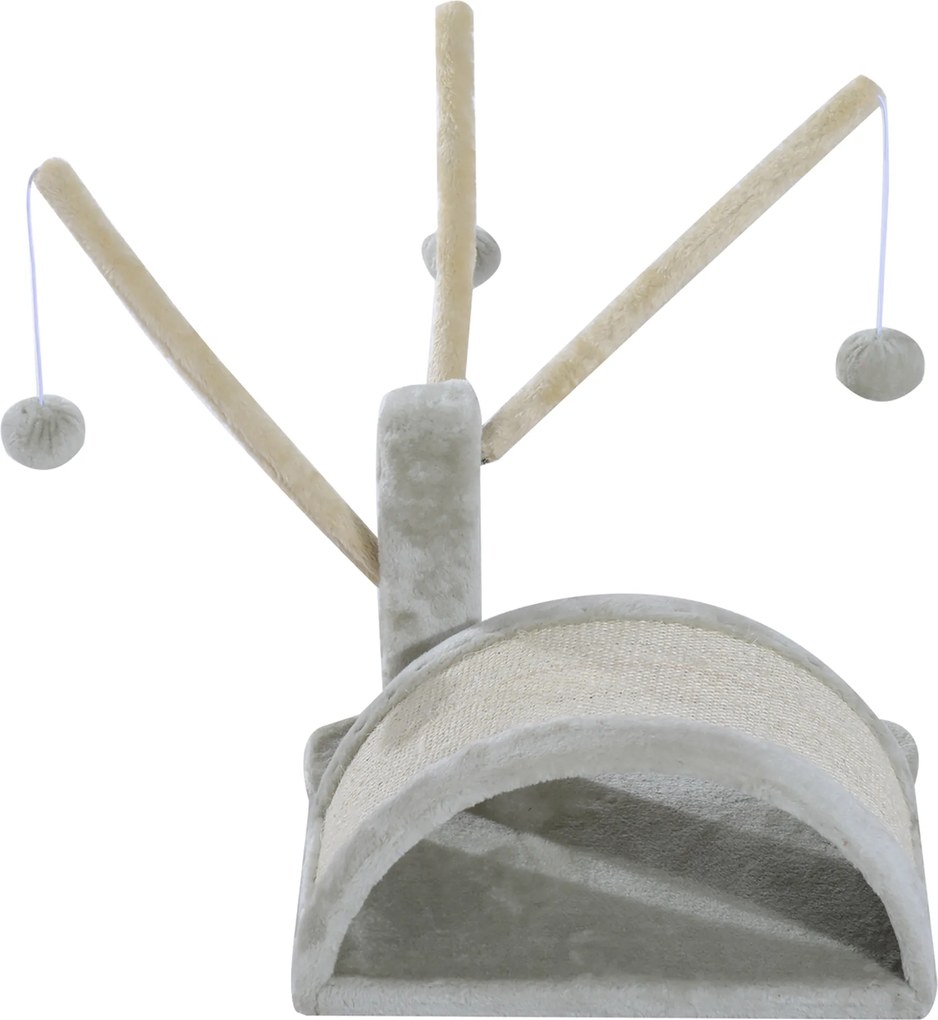 PawHut Drapak dla kota z sizalu Jasnoszary model do wspinania i ostrzenia pazurów | Aosom PL