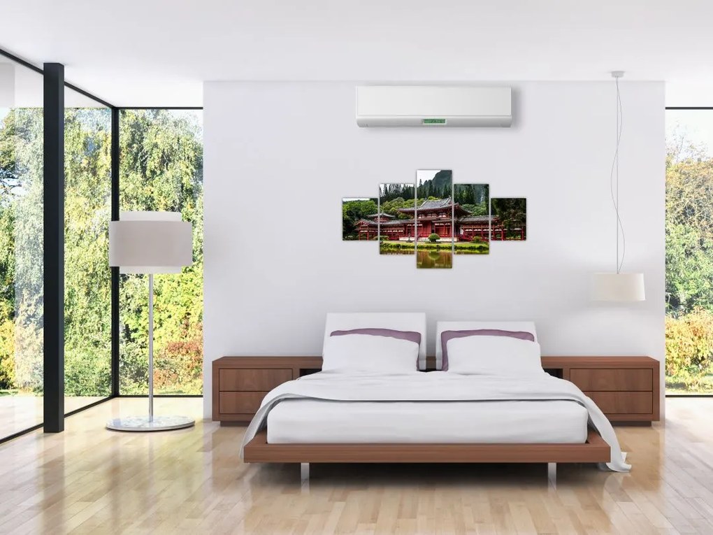 Obraz - klasztor buddyjski (125x70 cm)