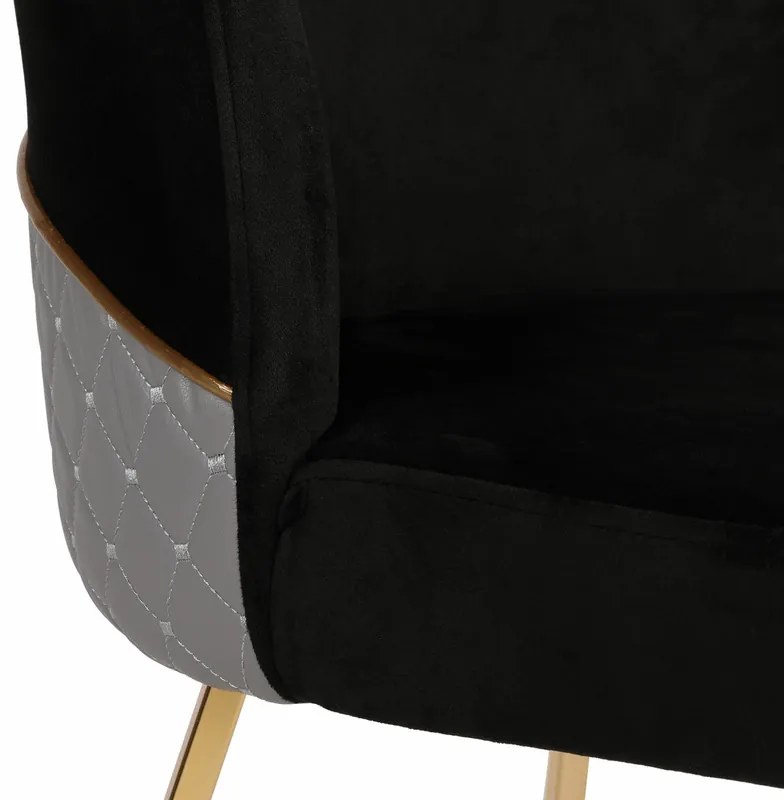 Zestaw krzeseł do jadalni Madrid Black, 4 szt.