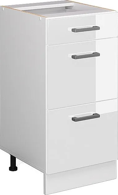 Szafka dolna do kuchni biały wysoki połysk 40x46x81.6 r-line