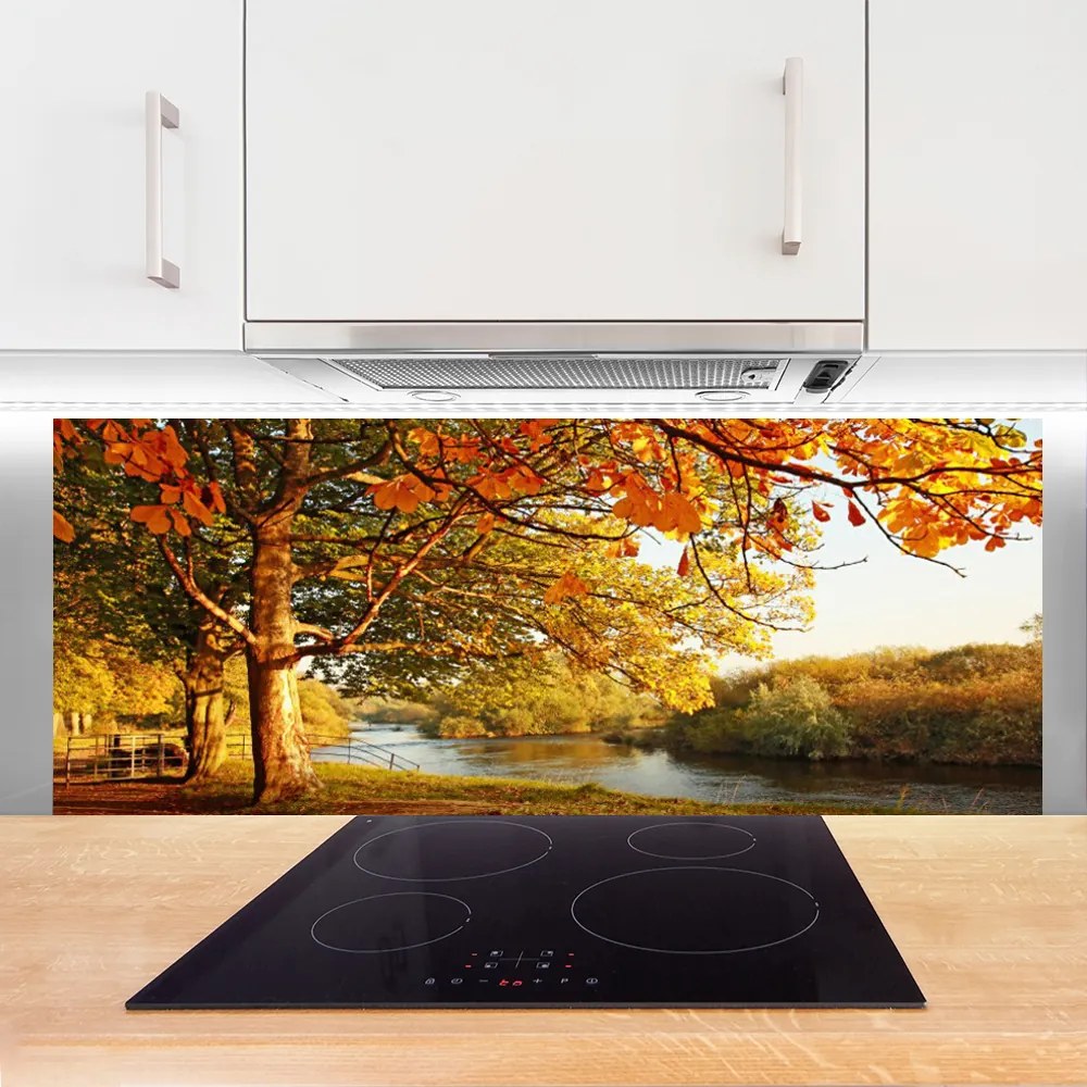 Panel nad blat kuchenny Drzewo nad Lustrem Jeziora