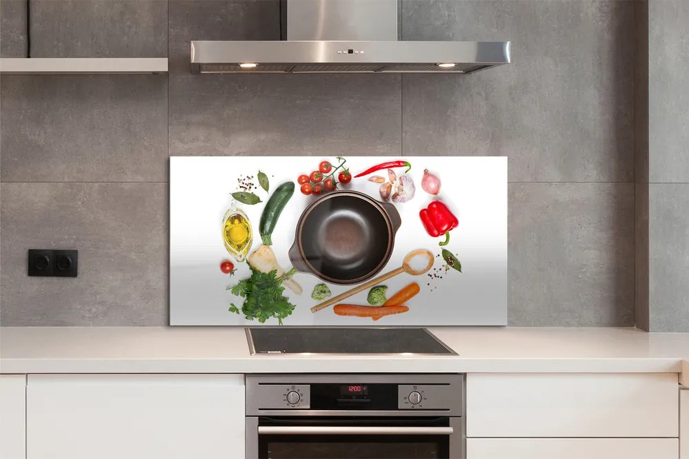 Panel nad Blat Kuchenny Pomidorki na Drewnianej Łyżce