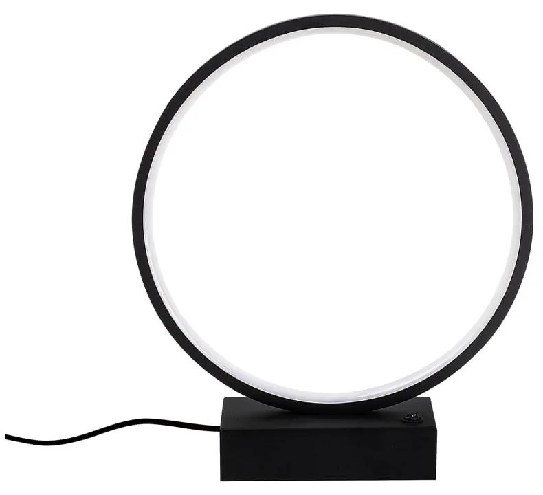 Czarna lampa stołowa LED (wysokość 35 cm) Halka – Opviq lights