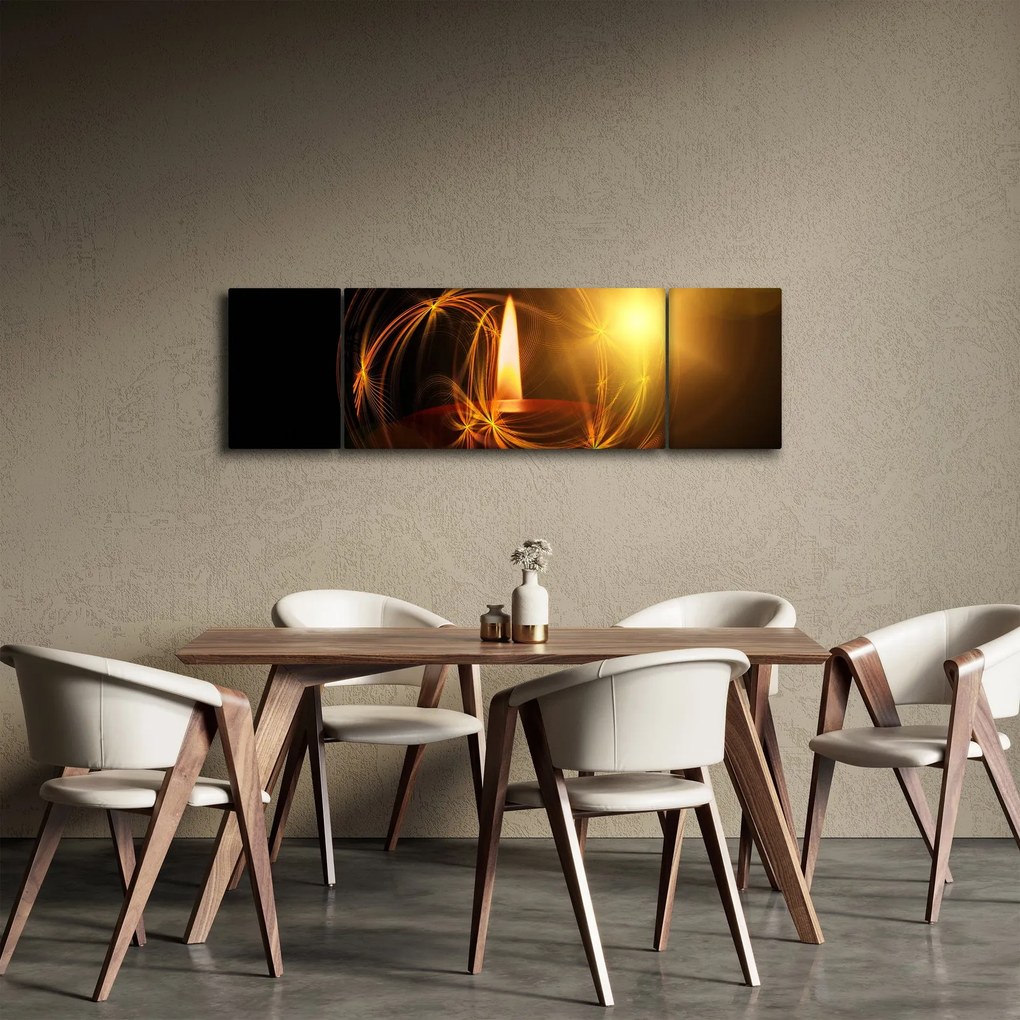 Obraz świecy (170x50 cm)