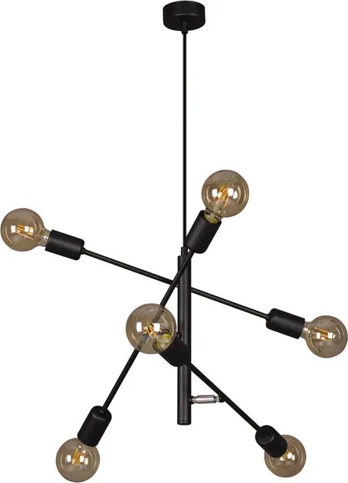 Lampa wisząca ruchome patyki - 3X S138 B3-E44