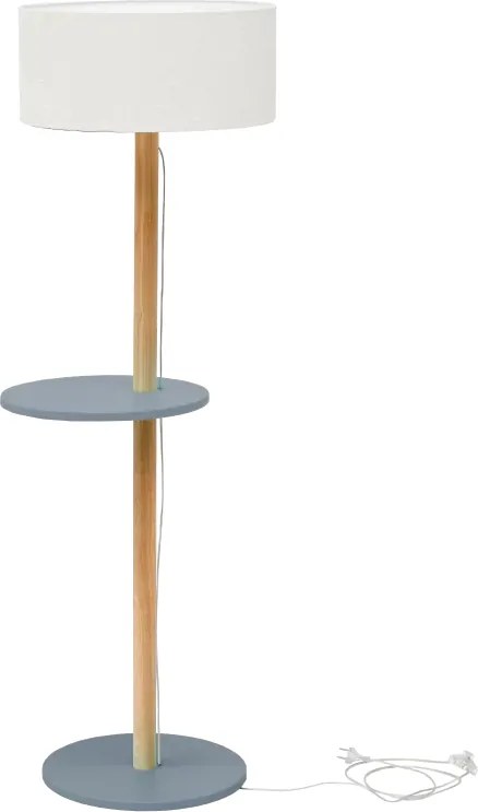 Lampa stojąca Ufo szara, biały