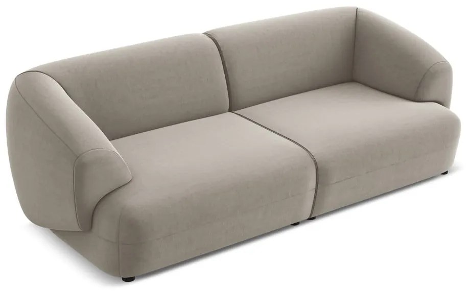 Beżowa aksamitna sofa 232 cm Moana – Makamii