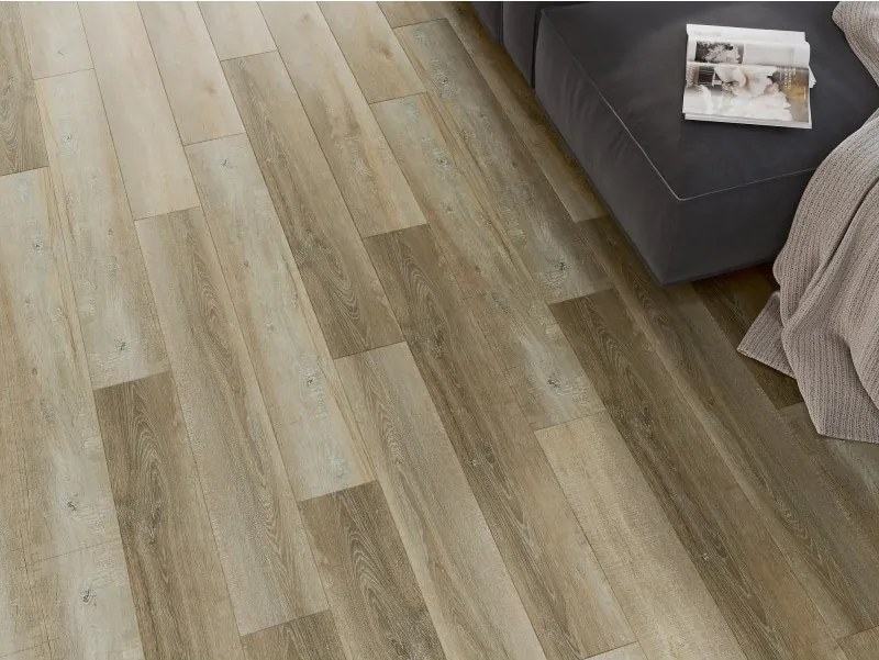 Mexen Cortland próbka paneli winylowych SPC 6,5 mm, podkład IXPE 1,5 mm, 4 V-Fuga, Dąb - F1008-S