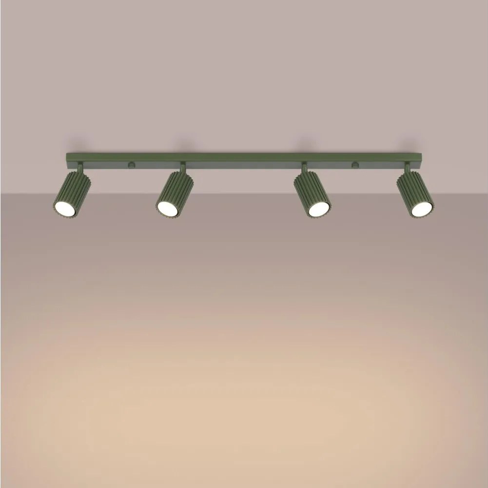 Brilagi - Oprawa punktowa LED CRESTO 4xGU10/10W/230V zielona