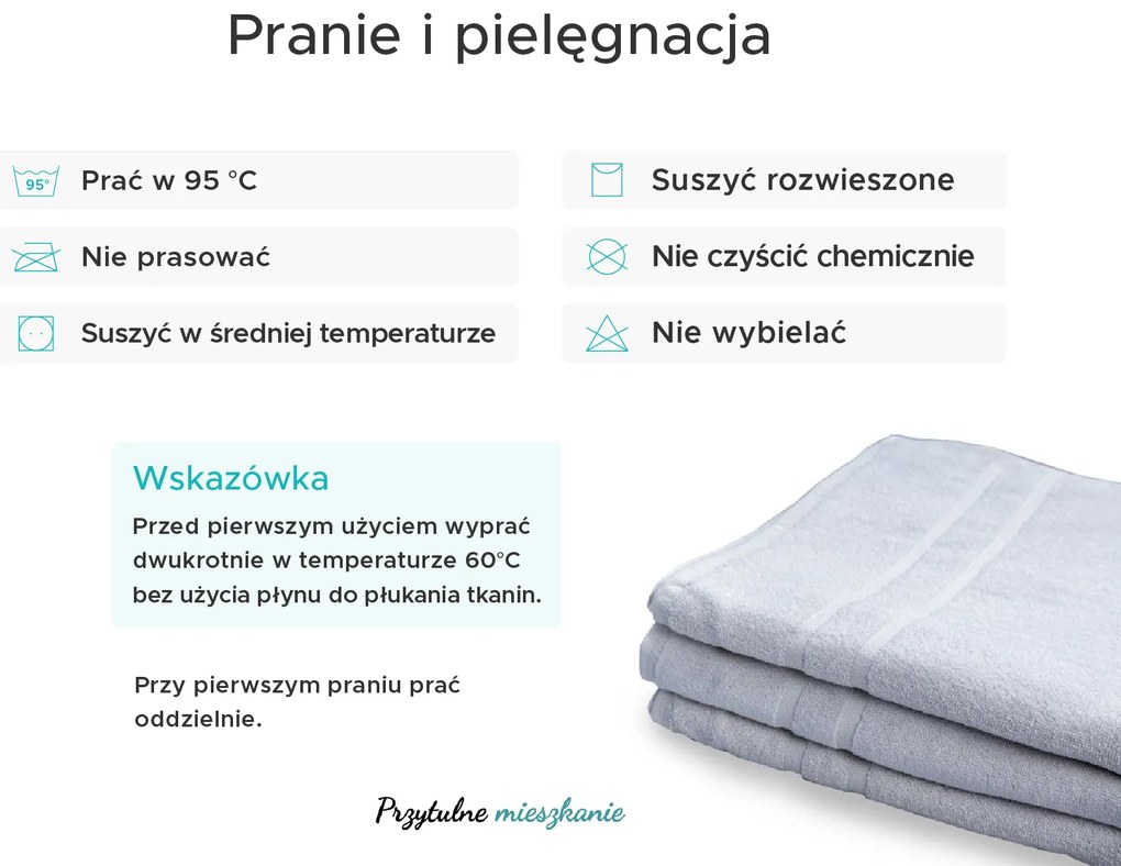Ręcznik kąpielowy hotelowy Deluxe 100 x 200 cm biały, 100% bawełna
