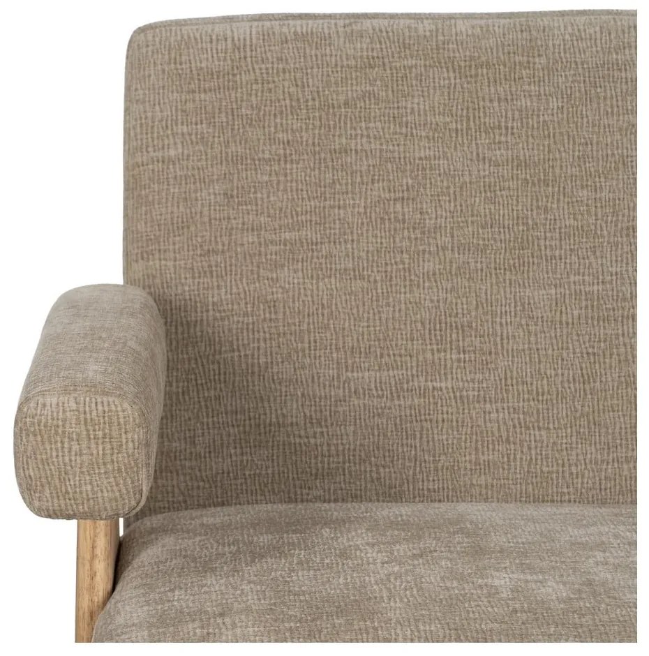 Beżowa sofa z tkaniny szenilowej 134 cm Rest – Ixia