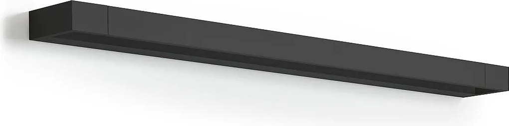 Nowoczesny kinkiet TILT - d?. 90 cm - 30W LED SMD - 3745 lm i 4K 270 stopni - aluminium i czarny - IP44