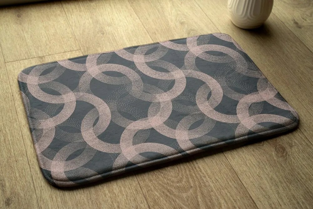 Dywanik pod prysznic Dywanik pod prysznic Koła Abstrakcja