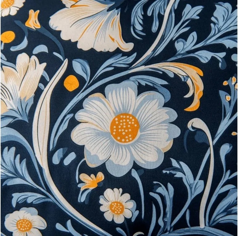 Poszewka na poduszkę z mikrofibry NOREVA 70x90 cm, niebieska