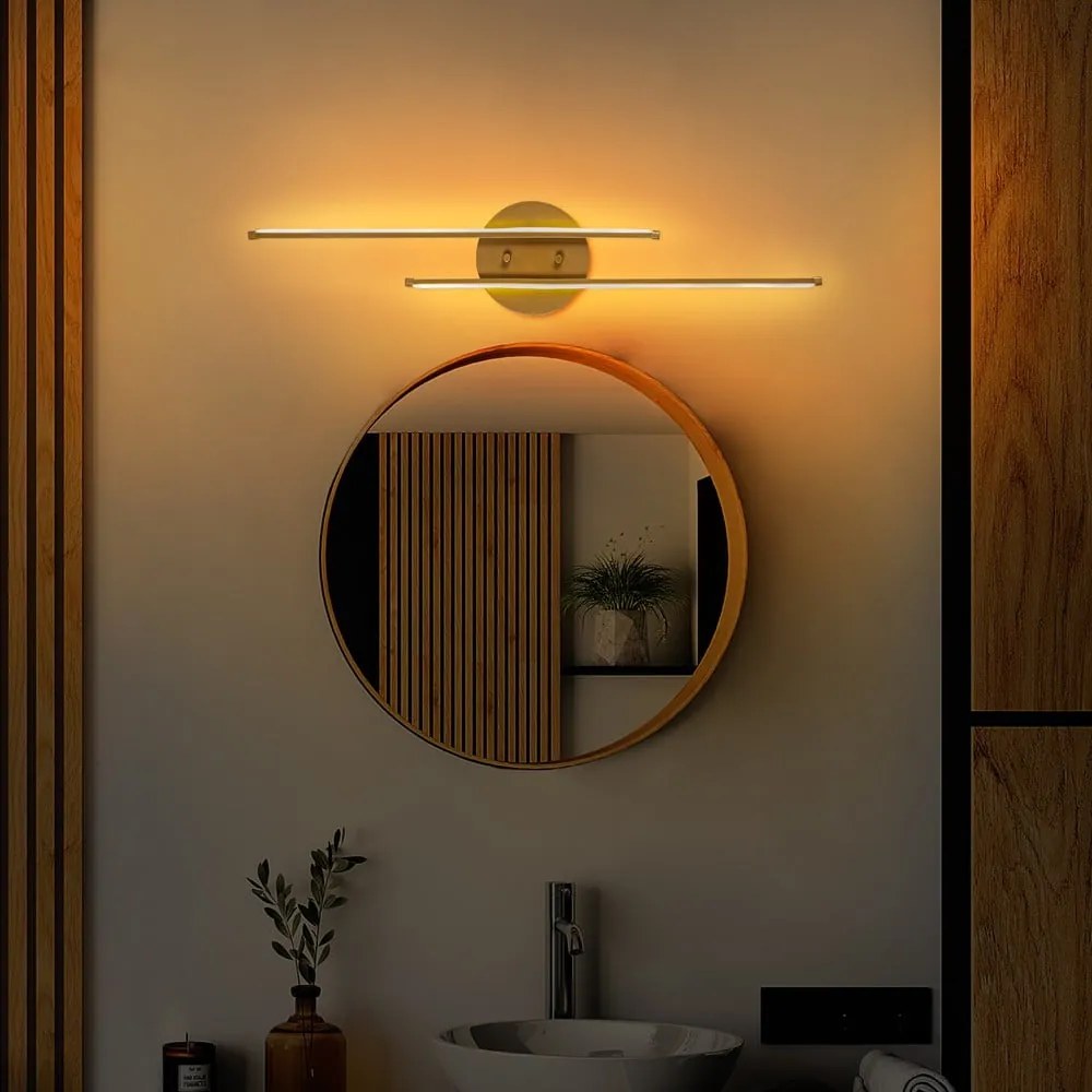 Kinkiet LED w kolorze złota Umut – Opviq lights
