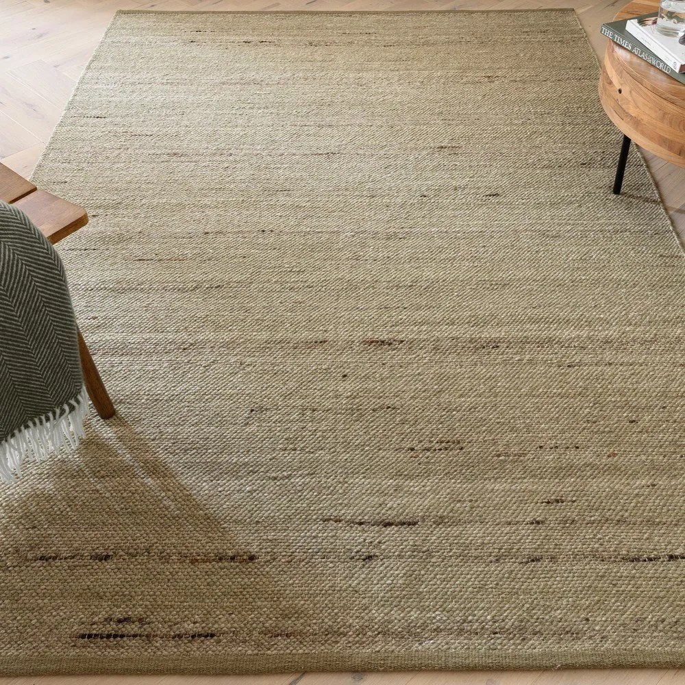 Dywan z mieszanki wełny dwustronny/tkany ręcznie w kolorze khaki 120x170 cm Birkdale Pistachio – Asiatic Carpets
