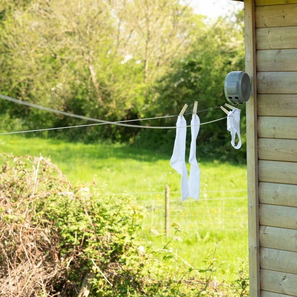 Szara ścienna suszarka na pranie 30 m – Addis
