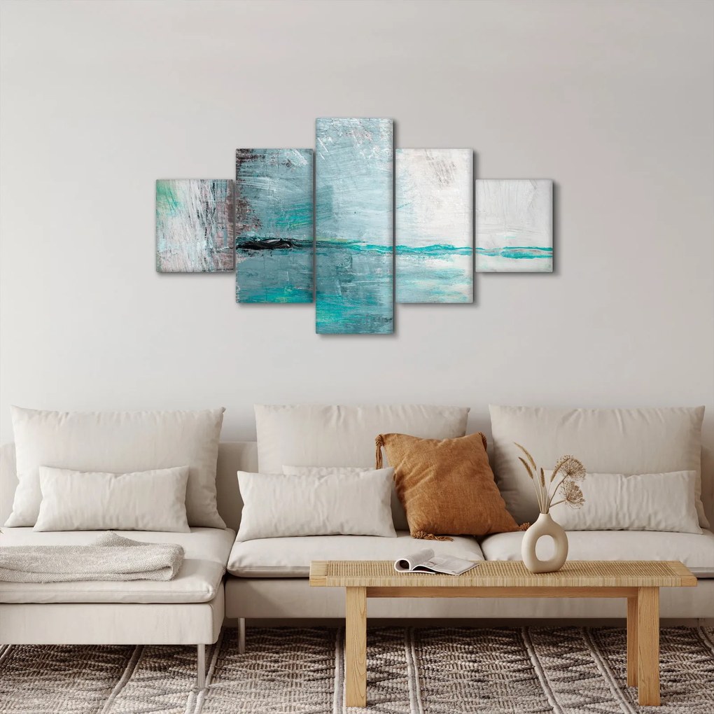 Obraz - Abstrakcyjny obraz olejny (125x70 cm)