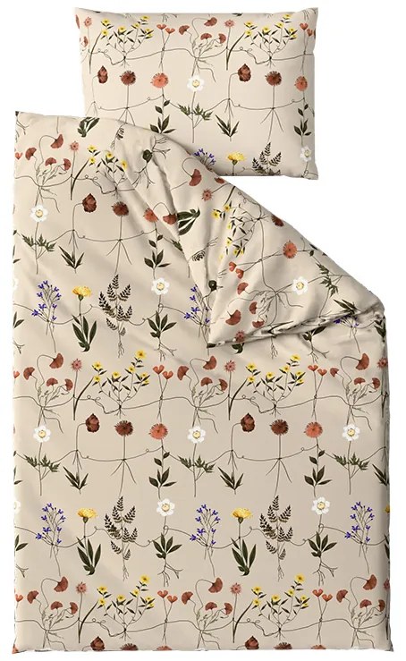 PrzytulneMieszkanie.pl PrzytulneMieszkanie.pl Pościel z mikrofibry HERBAR beżowa Rozmiar pościeli: 70 x 90 cm | 140 x 220 cm