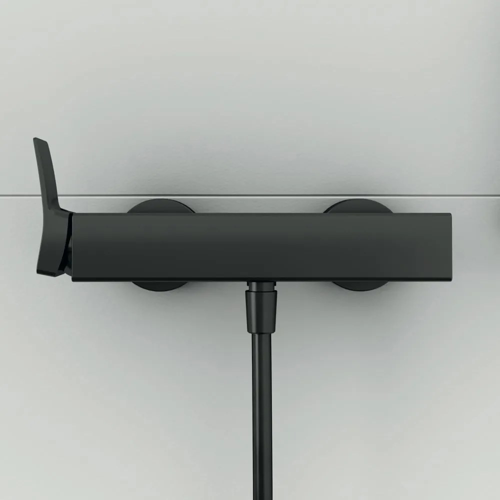 Antracytowa prysznicowa bateria ścienna Conca – Ideal Standard