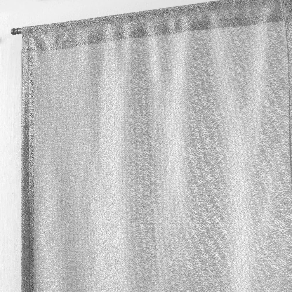Szare firanki zestaw 2 szt. 60x90 cm Castille – douceur d'intérieur