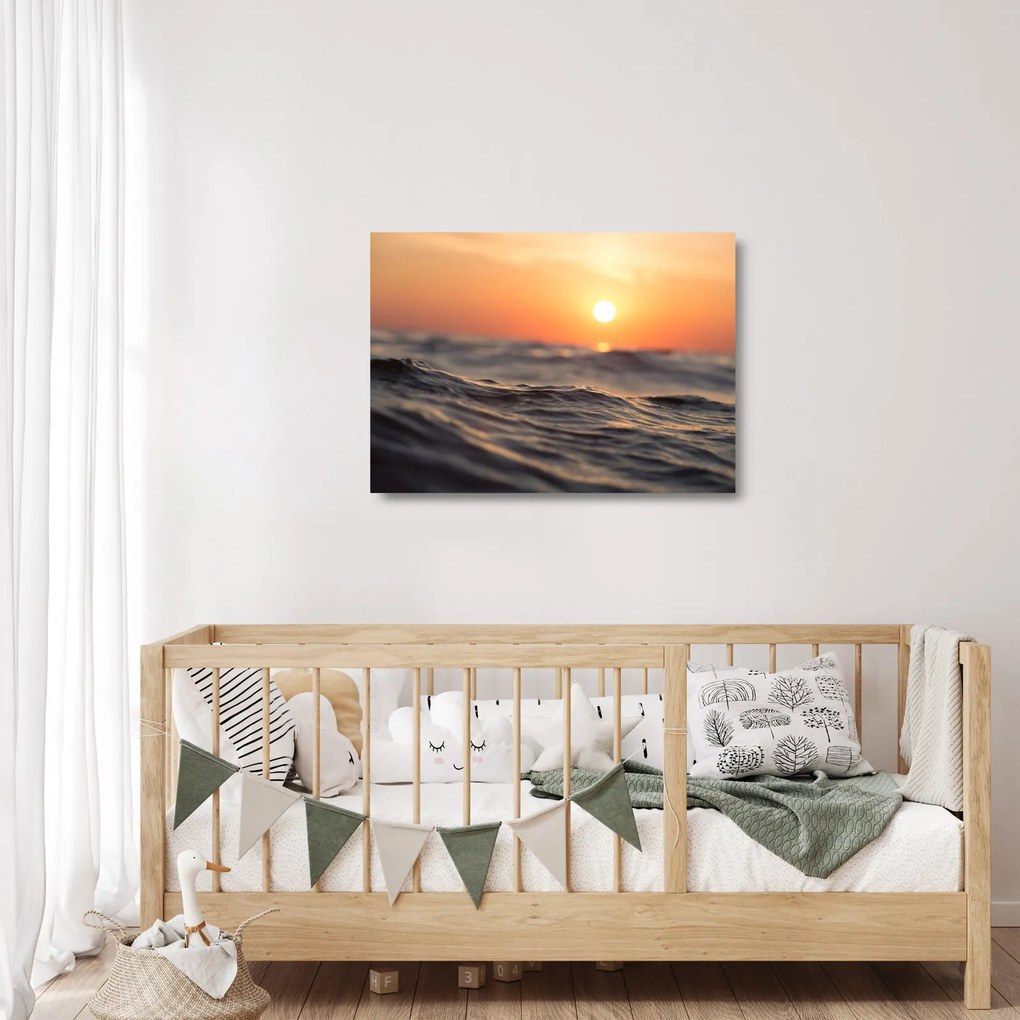 Obraz na szkle powierzchni wody (70x50 cm)