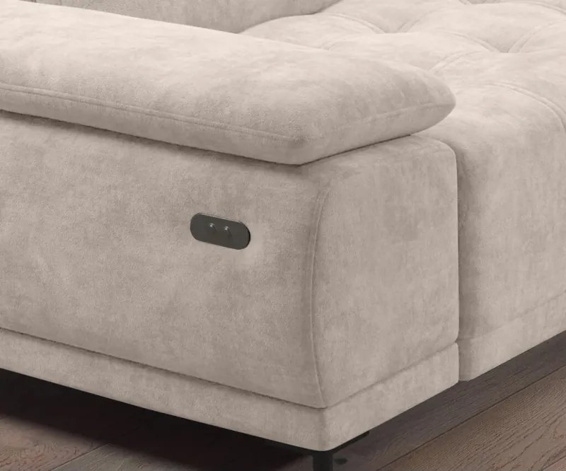 Narożnik FOCUS L z elektryczną regulacją siedziska WERSAL