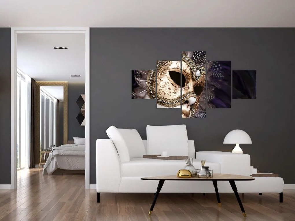 Obraz rzeźby z drapakiem (125x70 cm)