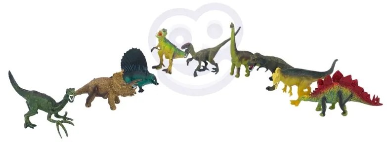 Woopie zestaw figurki dinozaury 16 el. + mata + kuferek