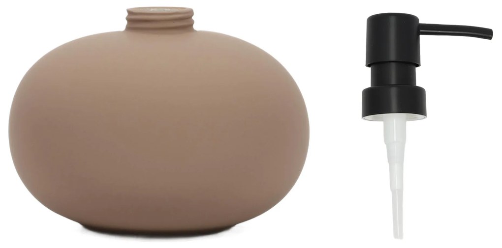 Dozownik na mydło z czarną pompką, 400 ml, MAMBO