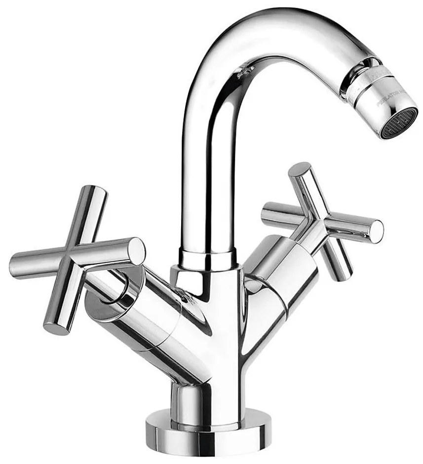 Sapho - Bateria bidetowa AXIA, chrom błyszczący