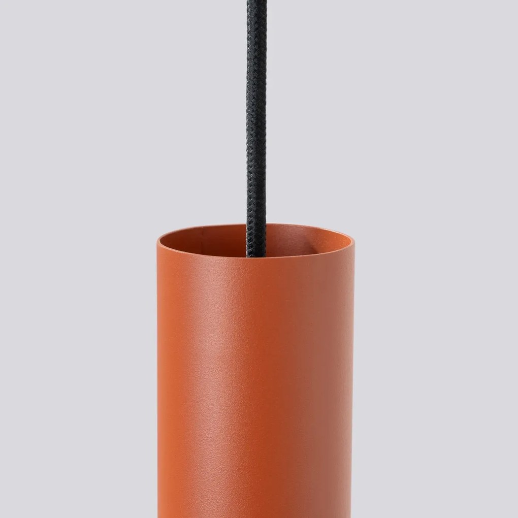 Lampa wisząca LAGOS 1 ochra czerwona SOLLUX LIGHTING