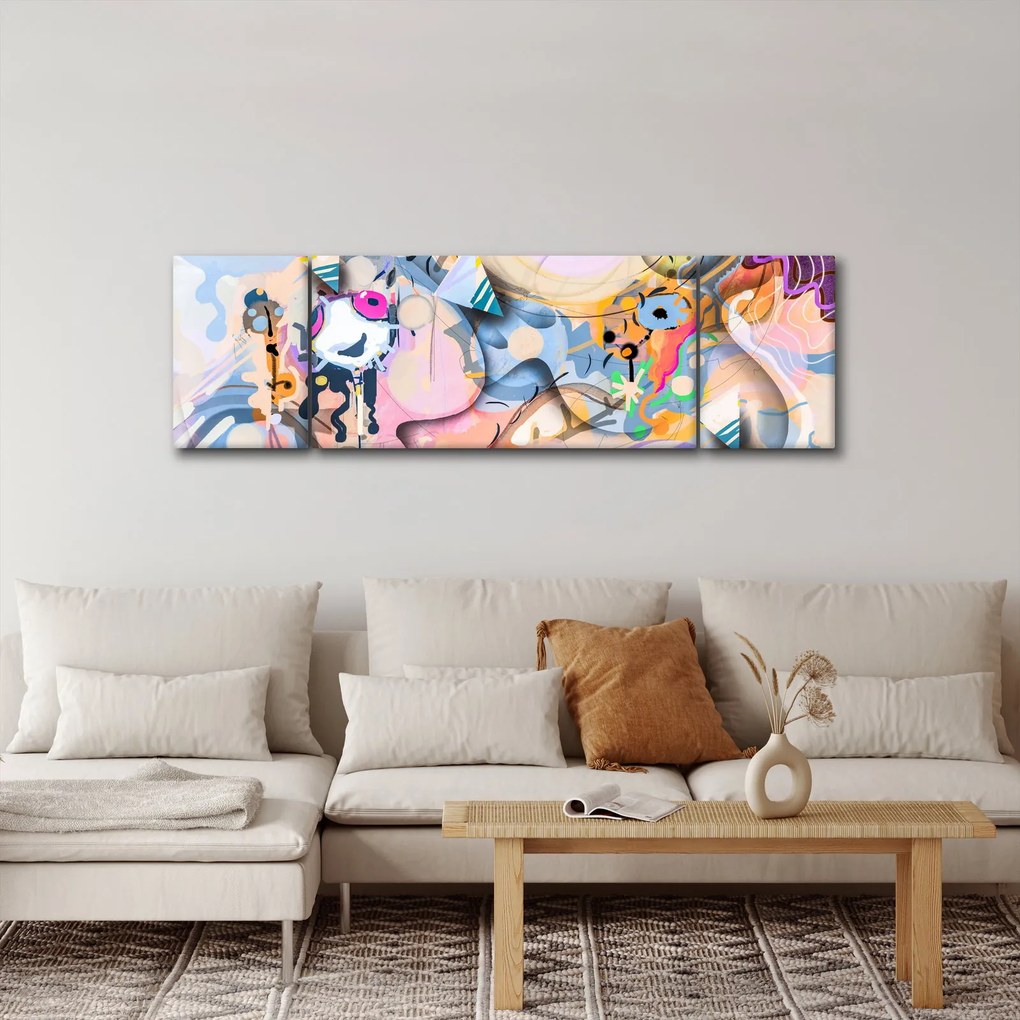 Obraz - Abstrakcja bajki (170x50 cm)
