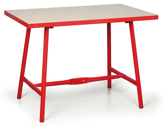 Składany stół warsztatowy, 1200 x 700 x 845 mm
