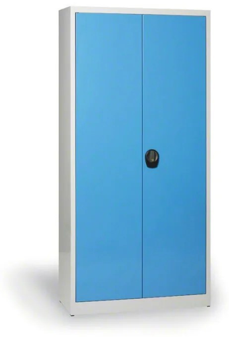 Szafa biurowa – zdemontowana, 1950 x 1200 x 800 mm, szary/niebieski