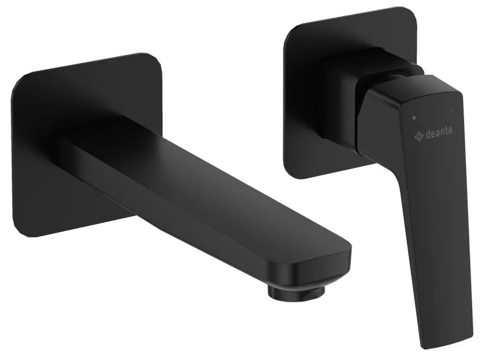 Deante BQL_N54L - Bateria umywalkowa do montażu podtynkowego BLUR czarna