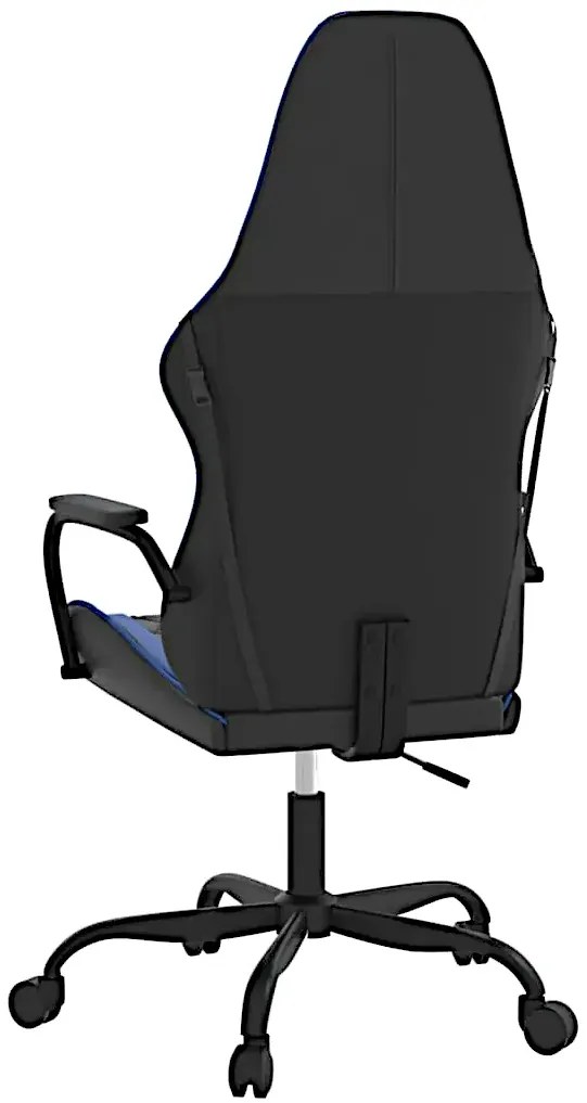 Czarno-niebieski fotel gamingowy - Miedziana 6X