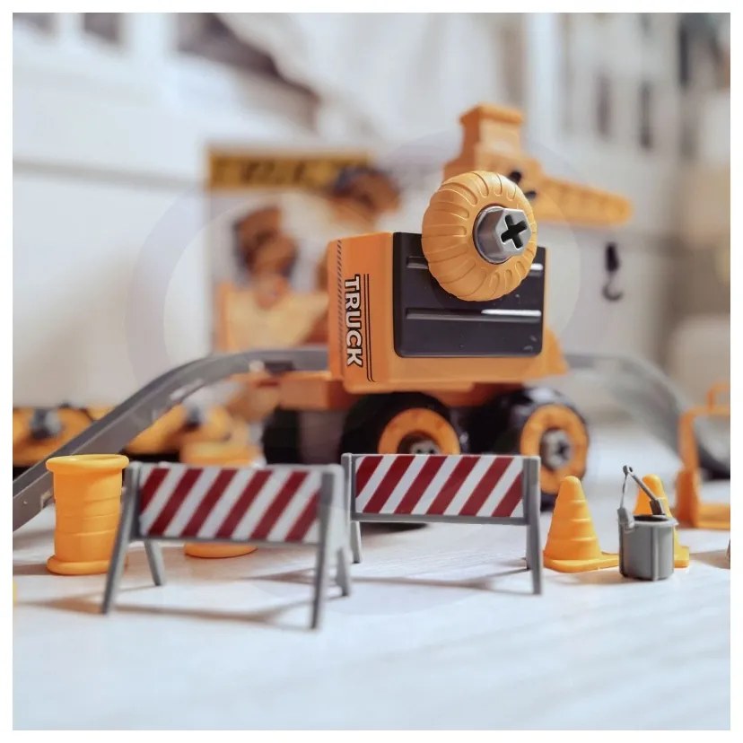 Woopie mega plac budowy 5w1 zestaw xxl do skręcania diy