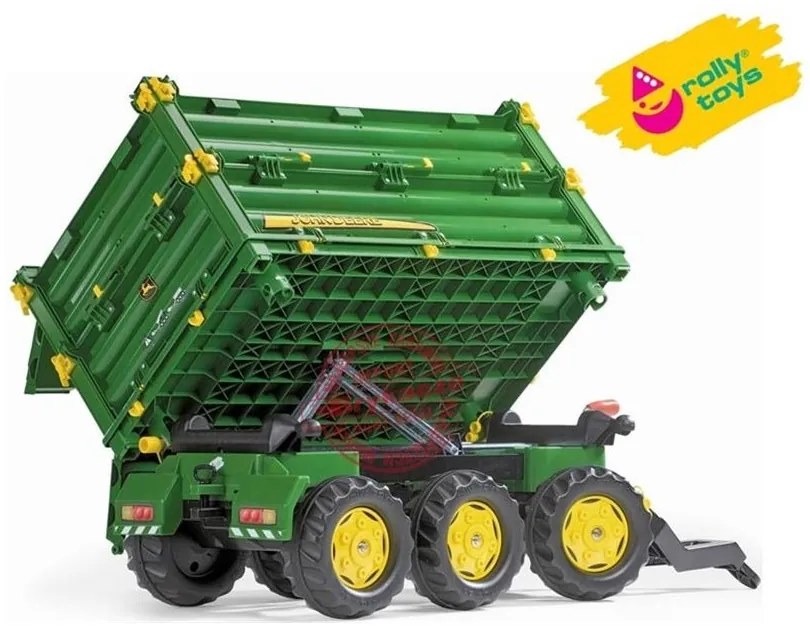 Rolly toys przyczepa wywrotka rolly multi john deere 3 osiowa