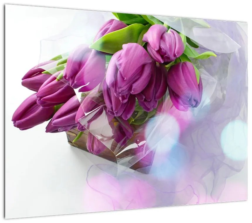 Obraz - bukiet tulipanów (70x50 cm)